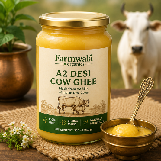 Image of Jar Containing A2 Desi Cow Ghee 1L